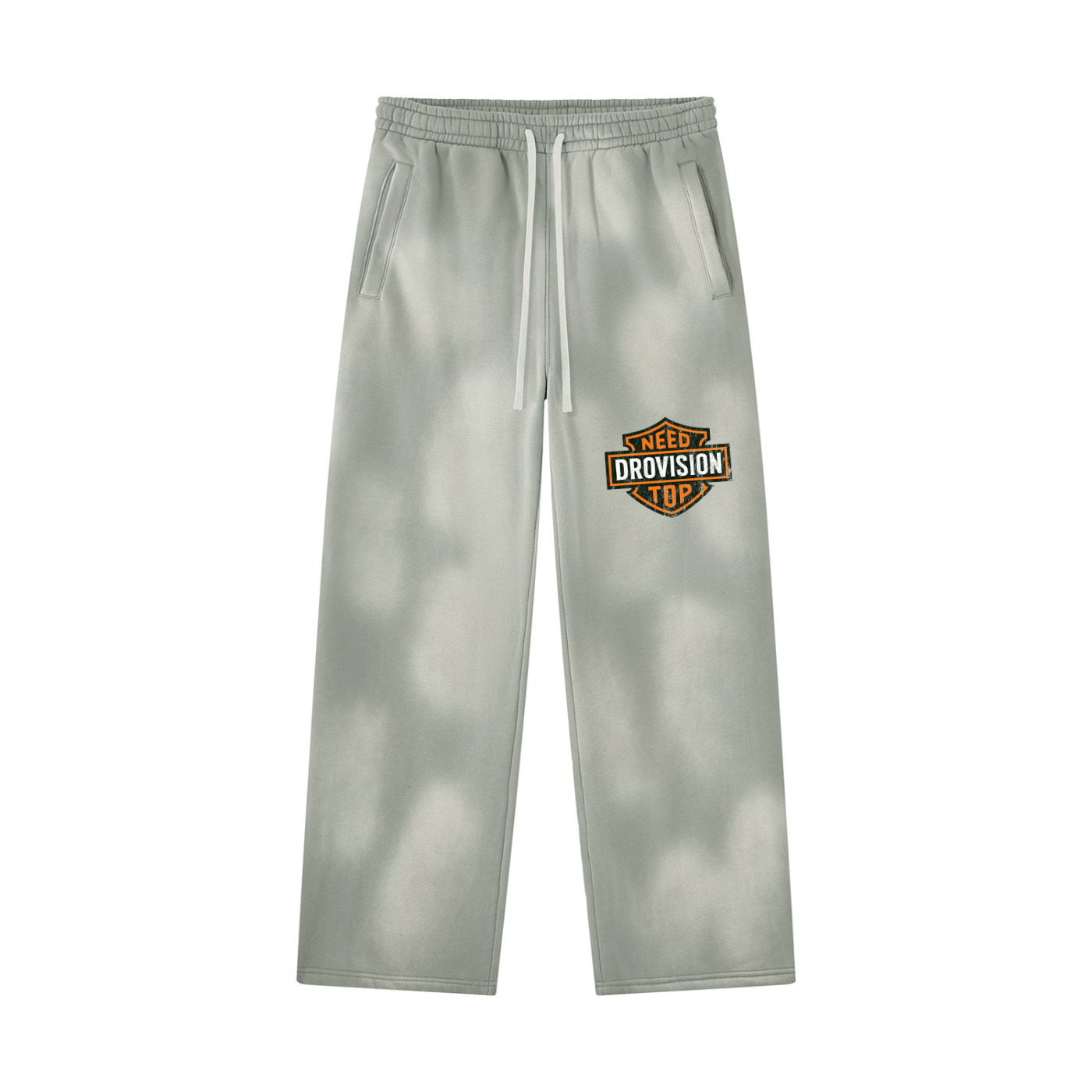 Unisex Sunfade Wide Leg Fleece Sweatpants
