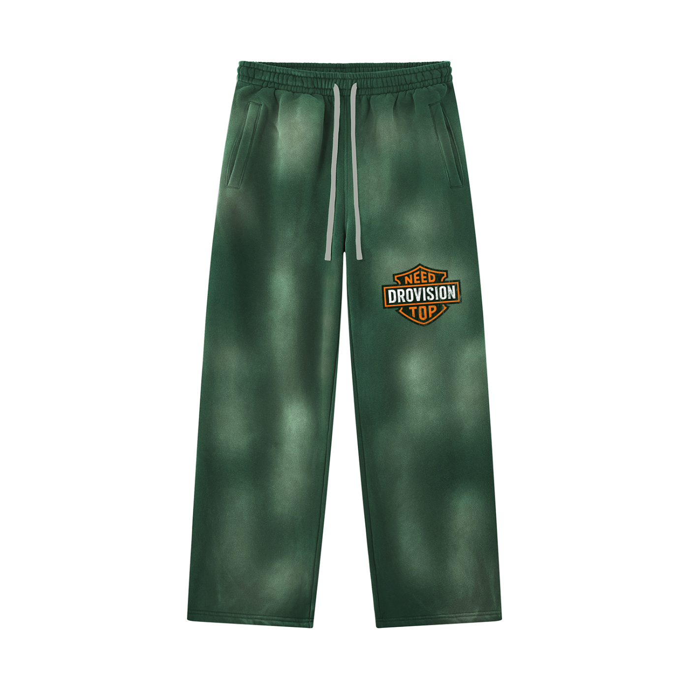 Unisex Sunfade Wide Leg Fleece Sweatpants