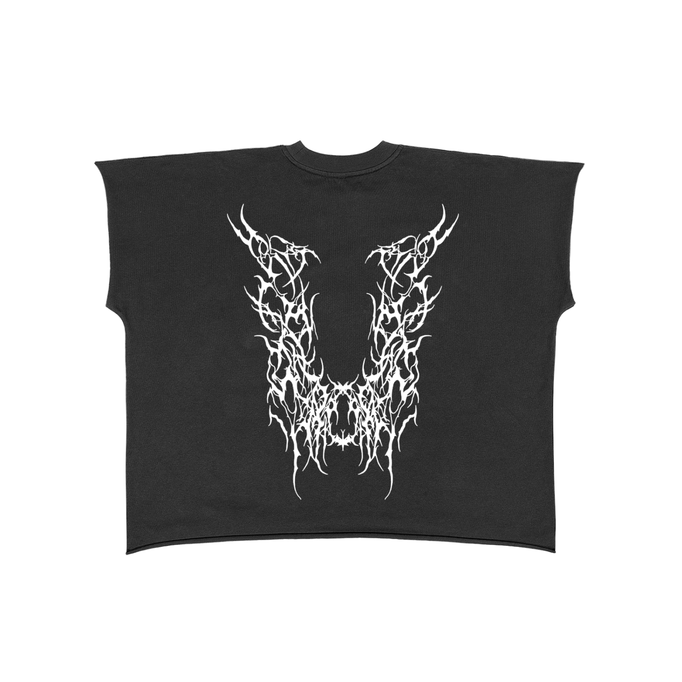 Raw Edge Boxy Non-Shrink T-Shirt