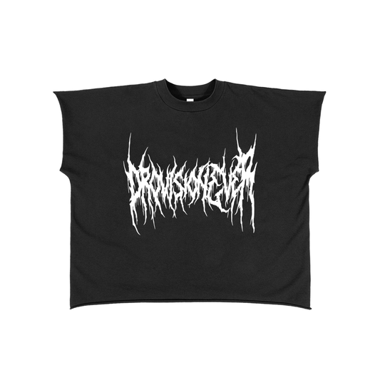 Raw Edge Boxy Non-Shrink T-Shirt