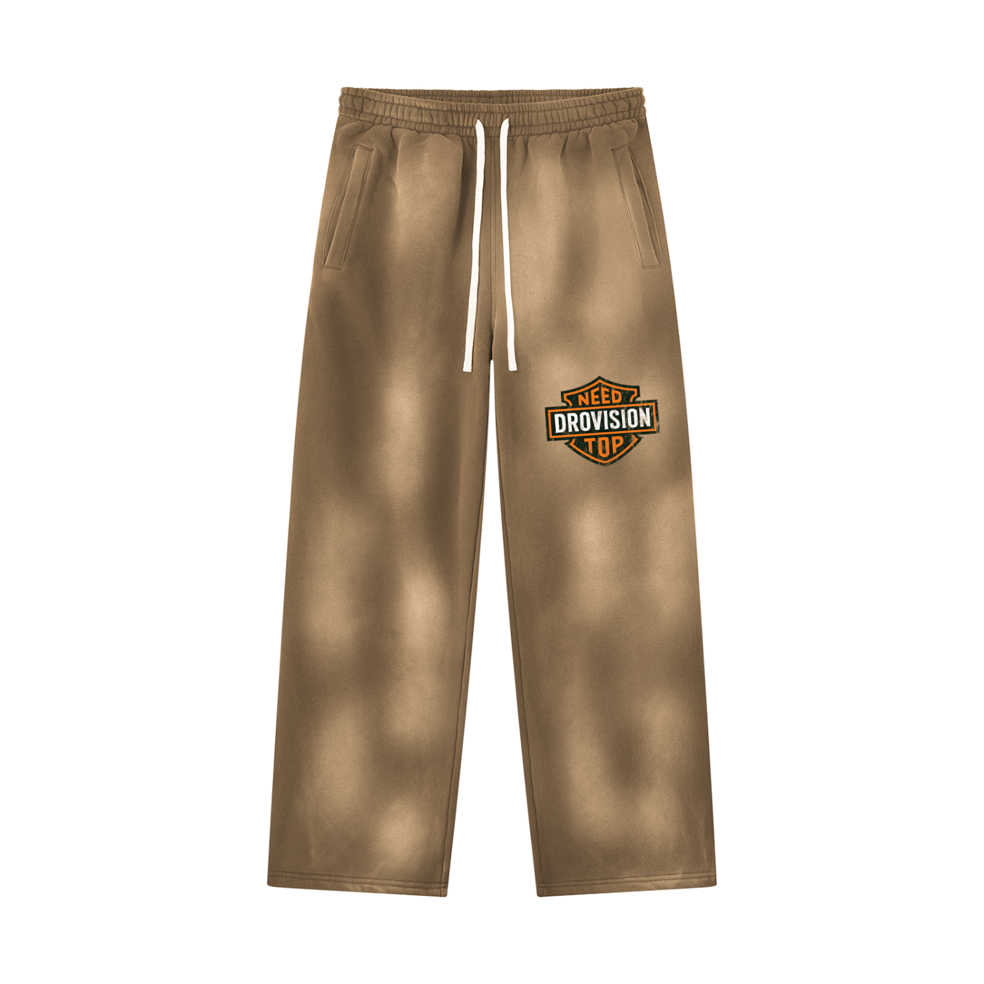 Unisex Sunfade Wide Leg Fleece Sweatpants