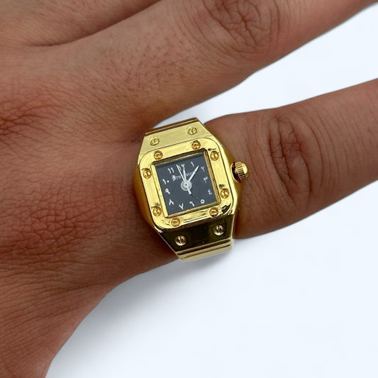 Watch Ring (GOLD SQUARE)
